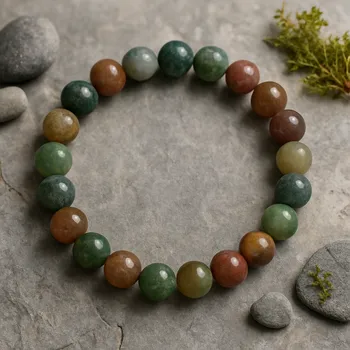 Náramek Náramek achát 4mm 23-520