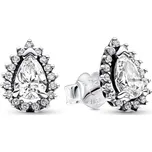 Pandora Třpytivé stříbrné náušnice Kapky Timeless 292834C01 + 2 měsíce na vrácení zboží