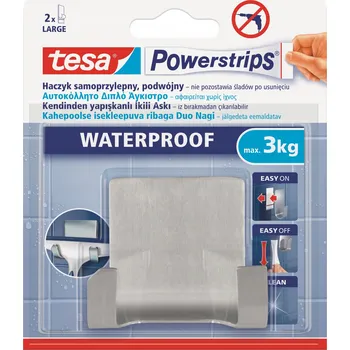 Věšák TESA Powerstrips Háček samolepicí dvojitý voděodolný do 3 kg