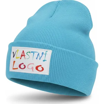 Čepice ON-DESIGN Originální zimní čepice s potisknutelnou nášivkou Barva: tyrkysová
