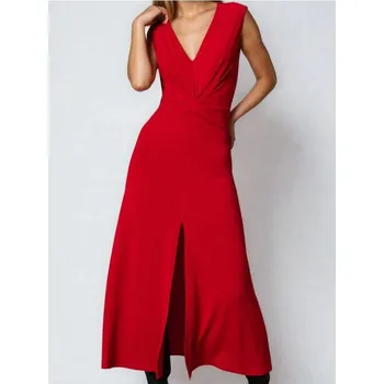 Dámské šaty Sinsay - Maxi šaty - červená - 072IQ-33X - 072IQ-33X-M