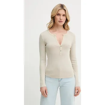 Pánské tričko Tričko s dlouhým rukávem G-Star Raw D26140.D968 béžová 80X, vel. S