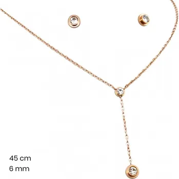 Náušnice Řetízek+přívěsek+náušnice 23784901