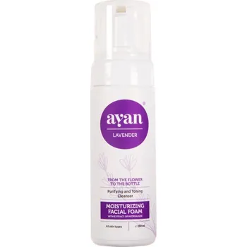Pleťový peeling Ayan Hydratační čistící pleťová pěna 150 ml