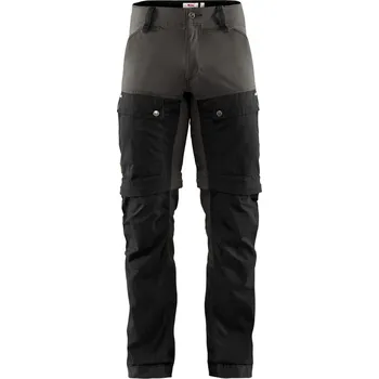 Pánské kalhoty návleky pánské FJÄLLRÄVEN Keb Gaiter Trousers M Black-Stone Grey - 48