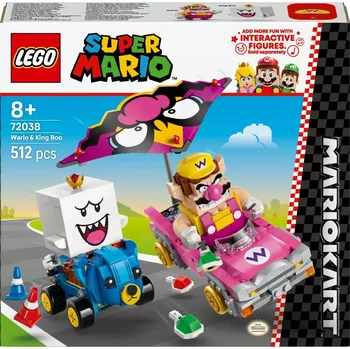 Stavebnice LEGO LEGO Super Mario 72038 Mario Kart - Wario a King Boo