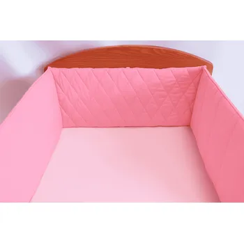 Jetex Mantinel do postýlky 180x30 cm prošívání šikmé:růžový