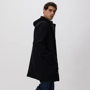 Dámský kabát Reserved - Kabát ze směsi vlny - černý - 7155H-99X - 7155H-99X-S