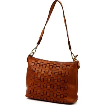 Kožená kabelka VS 047 - hnědá