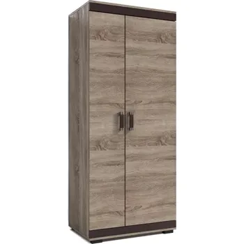 Šatní skříň Šatní skříň P2, 80cm, canyon/wenge lišta