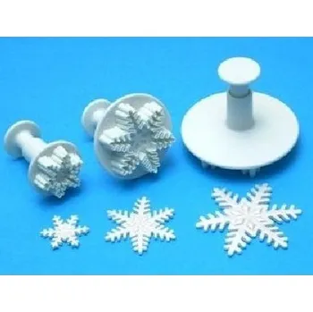 Vykrajovátko Knightsbridge PME Vykrajovátko - sněhová vločka- sada 3 ks