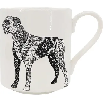 Stolování by inspire Hrnek Dog Boxer, 350 ml