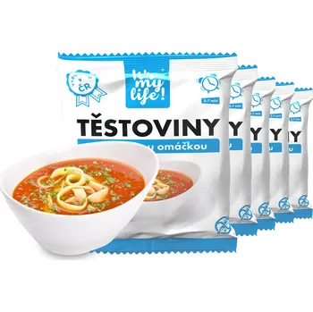 Hotové jídlo It’s my life! Proteinové těstoviny s milánskou omáčkou (5 porcí)