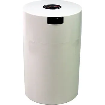 Dóza na potraviny Vakuová dóza Coffeevac - 500 g, bílá, bílé víčko