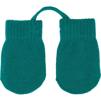 Rukavice Dětské pletené palčáky na provázku 0-1 rok Villervalla - HEMLOCK Velikost: 0-12 měsíců (velikost 0)