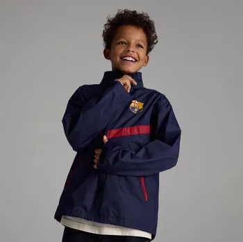 Dětská móda Reserved - Bunda FC Barcelona - tmavomodrá - PN602-59X - PN602-59X-U15