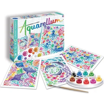 omalovánky SentoSphere Akvarelové malování - Mořské dno