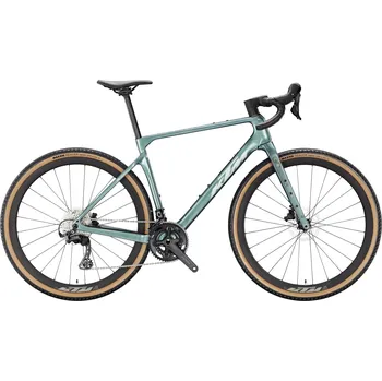 Jízdní kolo Gravel kolo KTM GRAVELATOR ELITE 2X 2026 – karbon, Shimano GRX 2x, karbonové ráfky Mavic Barva: Zelená, Velikost: XL karbonové gravelové kolo, Shimano GRX 2x, karbonové ráfky Mavic