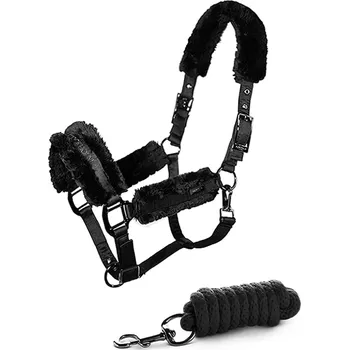 Ohlávka s vodítkem Equestrian Stockholm Total Eclipse COB