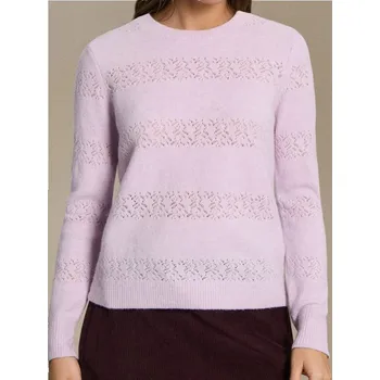 Dámský svetr Sinsay - Dírový svetr s příměsí vlny - levandulová - 432FJ-04X - 432FJ-04X-XXS