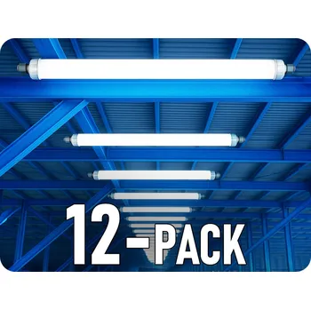 LED Voděodolná lampa 48W, 5760lm (120lm/W), IP65, 150cm/12-PACK! Neutrální bílá