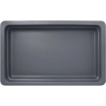 Plech na pečení TOMGAST Gastronádoba porcelánová GN 1/2 šedá mat, hloubka 20 mm