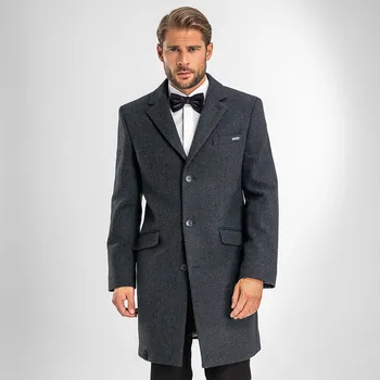 Pánský zimní kabát Pánský kabát BANDI, model TAILORED MAZZARELI Grafit