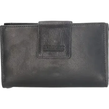 Peněženka Dámská kožená peněženka Old West 17235 modrá | Cooltovka.cz