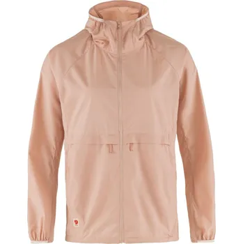 Dámské oblečení větrovka dámská FJÄLLRÄVEN High Coast Wind Hoodie W Chalk Rose - S
