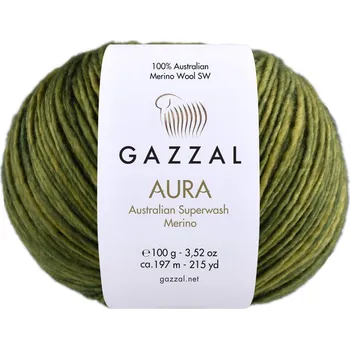 Příze Gazzal Příze Aura - 175 světlá khaki