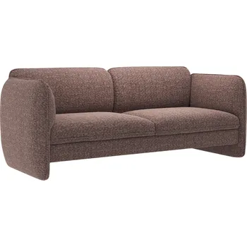 Pohovka Micadoni Hnědá trojmístná pohovka Georgia 204 cm