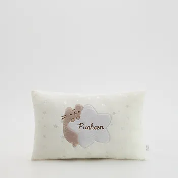 Dívčí tričko Reserved - Polštář Pusheen - krémová - 790HE-01X - 790HE-01X-ONE