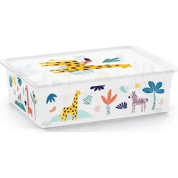 Úložný box Bílý plastový dětský úložný box 55x39x16 cm C Box Style – KIS ID_1738156