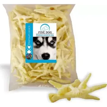 Pamlsek pro psa FINE DOG Kuřecí pařátek bílý 50 ks