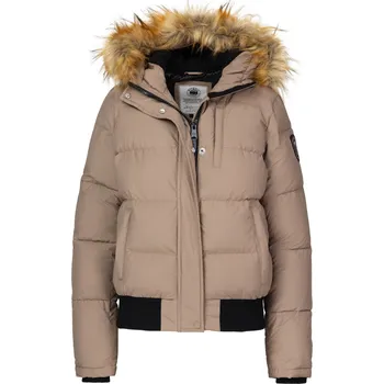 PitBull West Coast - dámská zimní bunda AZALEA tmavě písková S