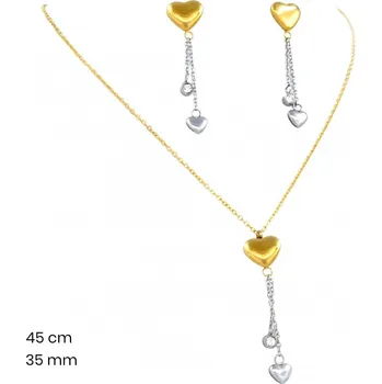 Náušnice Řetízek+přívěsek+náušnice 23789500