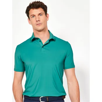 Pánské tričko INESIS Pánské golfové polo s krátkým rukávem WW900 XL ZELENÁ