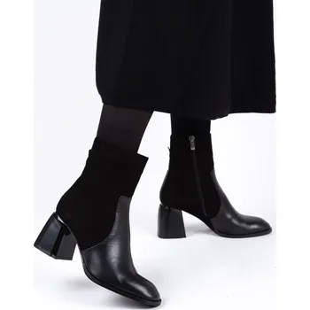 Dámská zimní obuv Letizia Dámské elegantní kotníčkové boty černé barvy Velikost: 41