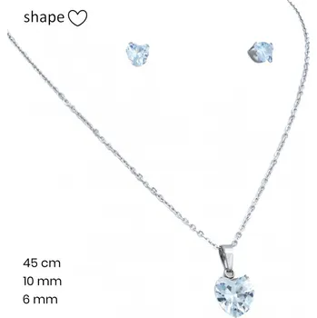 Náušnice Řetízek+přívěsek+náušnice 23766900