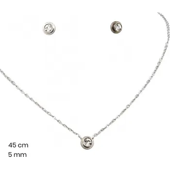 Náušnice Retiazka+prívesok+náušnice 23713000