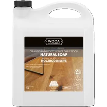 Čistič podlahy WOCA - Bílé - 5l mýdlo na dřevěné olejované podlahy