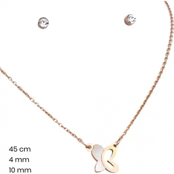 Náušnice Řetízek+přívěsek+náušnice 23935501