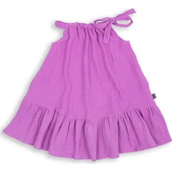 Dívčí šaty Wouki Dívčí šaty Ramen - Dusty rose 128