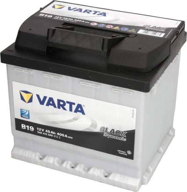 foto Autobaterie Varta Black Dynamic B19 12V 45Ah 400A