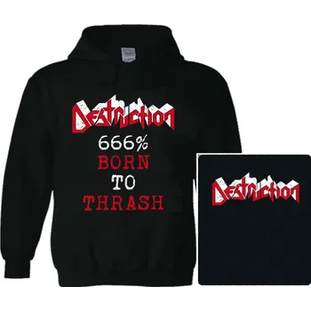 Pánská mikina mikina s kapucí Destruction - 666% Born To Thrash