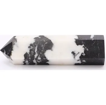 Drahý kámen Magieprirody.cz Obelisk Jaspis zebra 88 g špice - 8,6 cm #D385