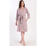 Dámský župan krátký Adélka - kakaová - L