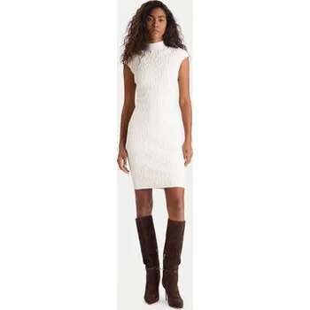 Dámské šaty Marciano Guess Každodenní šaty 4BGK0A 5661Z Béžová Bodycon Fit 38