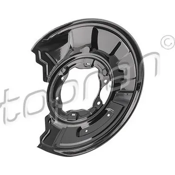 Brzdový kotouč Ochranný plech proti rozstřikování, brzdový kotouč TOPRAN 409 530