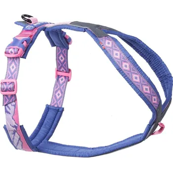 Postroj pro psa Non-Stop DogWear Postroj Line harness 5.0 Rachel Pohl Barva: Fialová/růžová, Velikost: 4 výměna velikosti zdarma